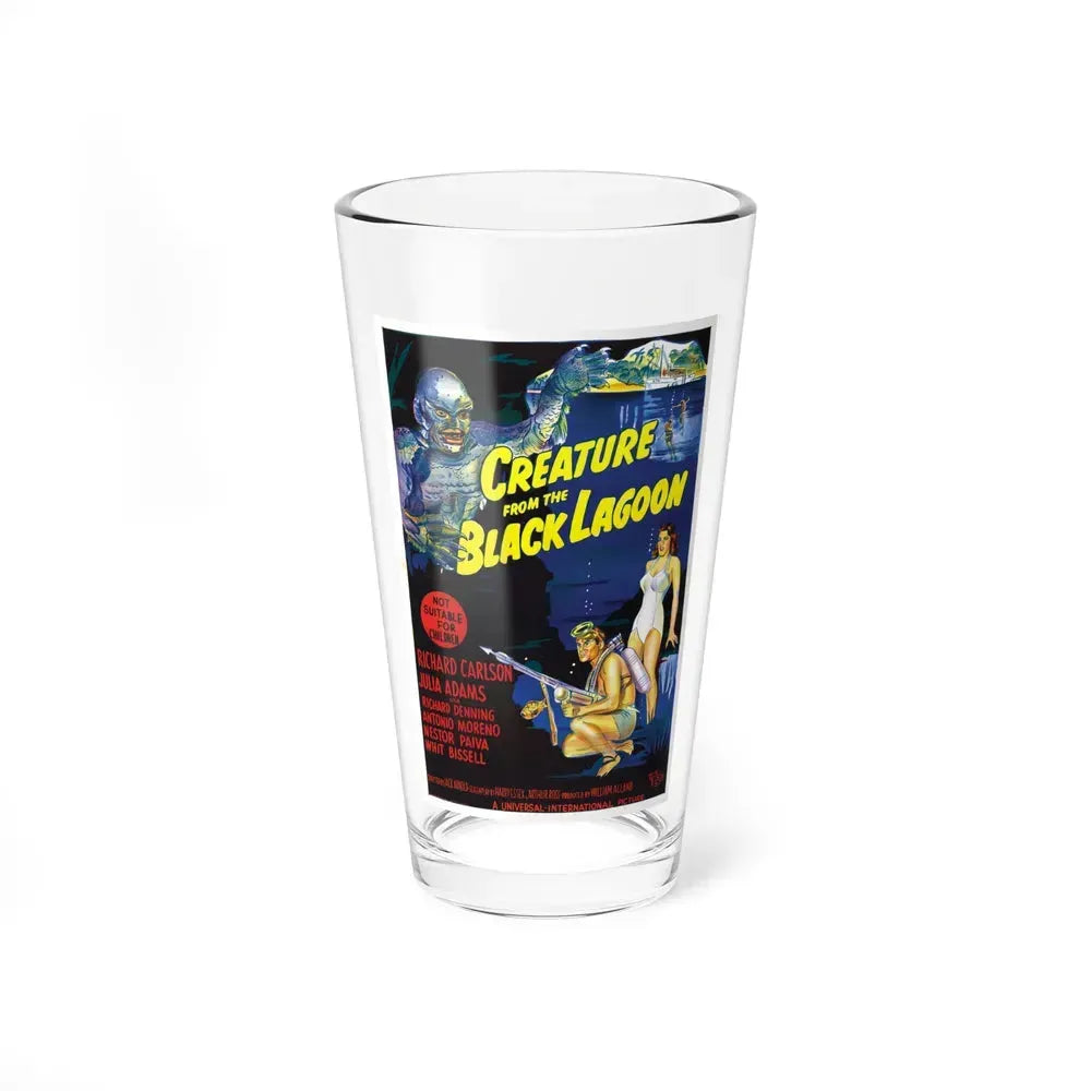 CREATURE FROM THE BLACK LAGOON (9) 1954 Movie Poster - Pint Glass 16oz 16oz - Go Mug Yourself