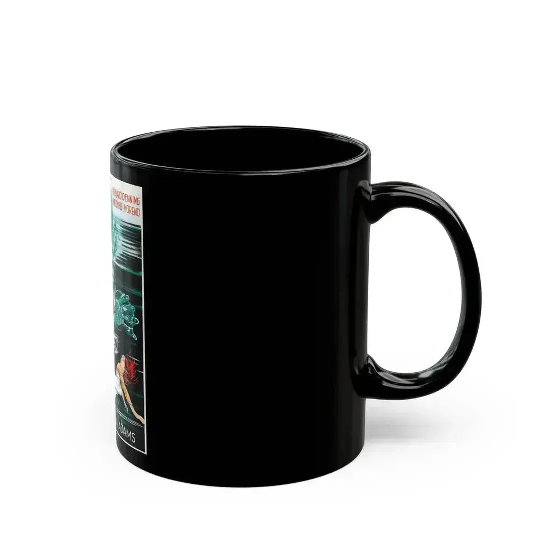 CREATURE FROM THE BLACK LAGOON (FOREIGN) 1954 Movie Poster - Black Coffee Mug - Go Mug Yourself