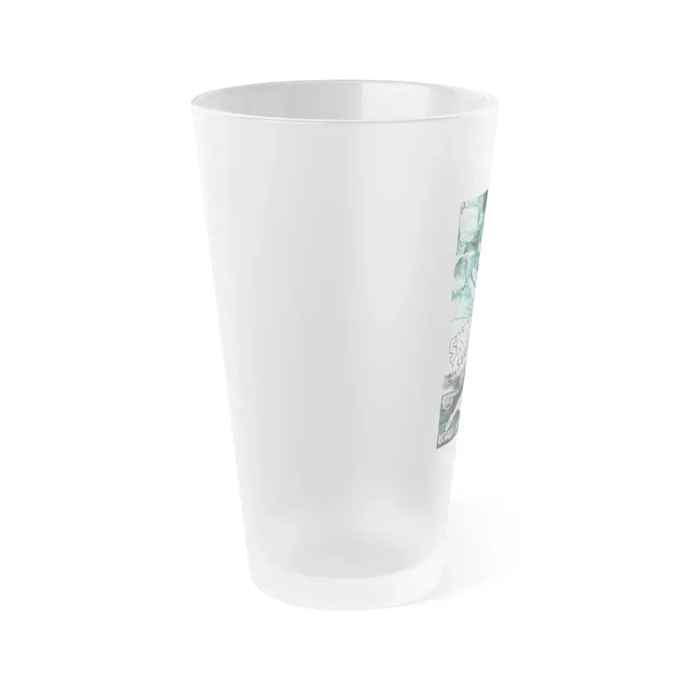 CREATURE FROM THE BLACK LAGOON (FOREIGN) 1954 Movie Poster - Frosted Pint Glass 16oz - Go Mug Yourself