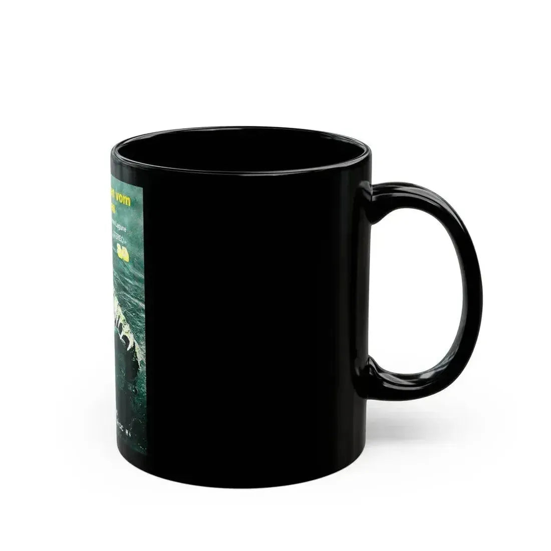 CREATURE FROM THE BLACK LAGOON (GERMAN) 1954 Movie Poster - Black Coffee Mug - Go Mug Yourself