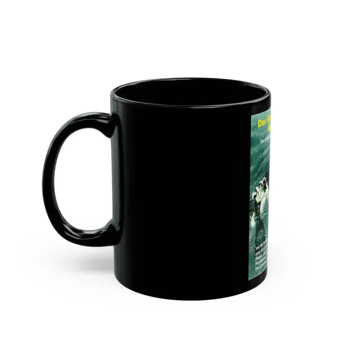 CREATURE FROM THE BLACK LAGOON (GERMAN) 1954 Movie Poster - Black Coffee Mug - Go Mug Yourself