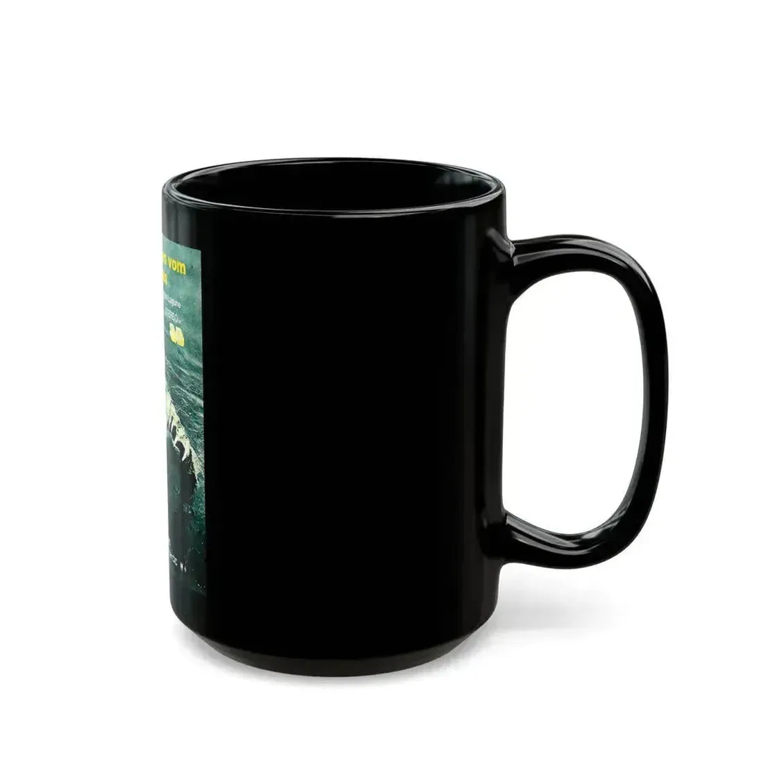 CREATURE FROM THE BLACK LAGOON (GERMAN) 1954 Movie Poster - Black Coffee Mug - Go Mug Yourself