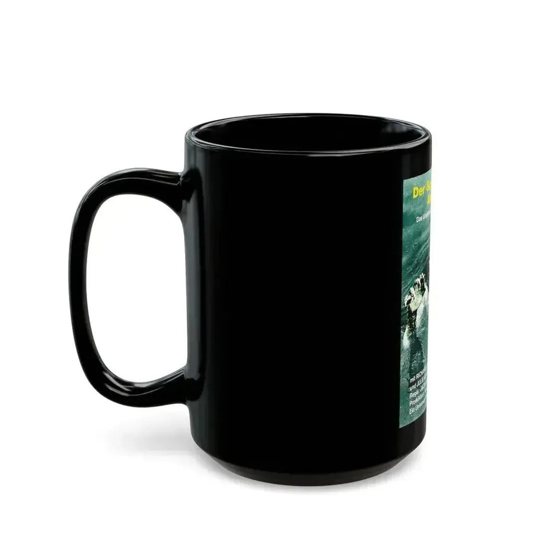 CREATURE FROM THE BLACK LAGOON (GERMAN) 1954 Movie Poster - Black Coffee Mug - Go Mug Yourself