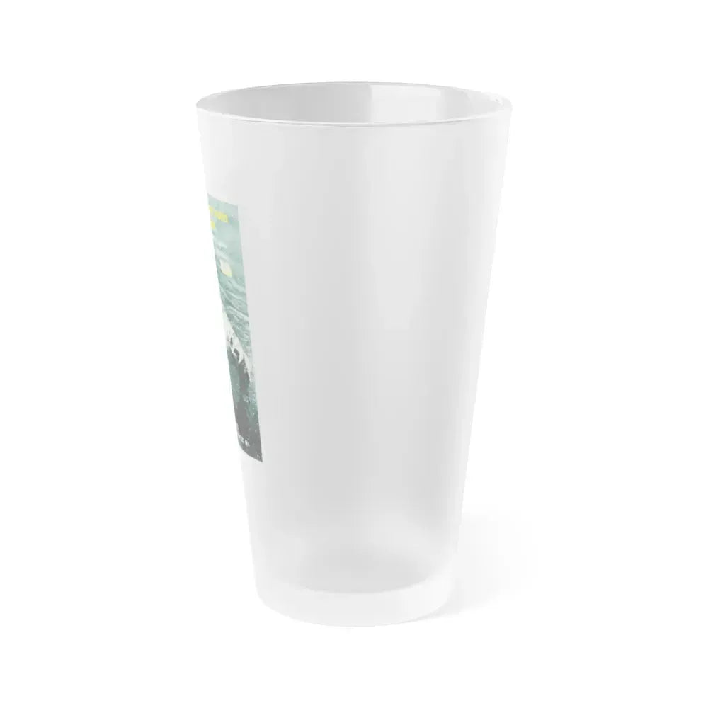 CREATURE FROM THE BLACK LAGOON (GERMAN) 1954 Movie Poster - Frosted Pint Glass 16oz - Go Mug Yourself