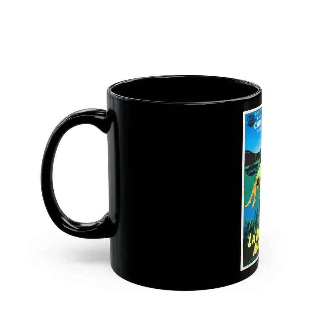 CREATURE FROM THE BLACK LAGOON (SPANISH) 1954 Movie Poster - Black Coffee Mug - Go Mug Yourself