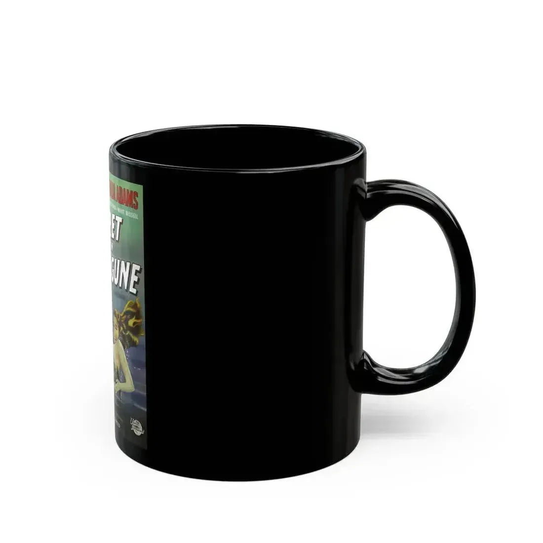 CREATURE FROM THE BLACK LAGOON (SWEDISH) 1954 Movie Poster - Black Coffee Mug - Go Mug Yourself