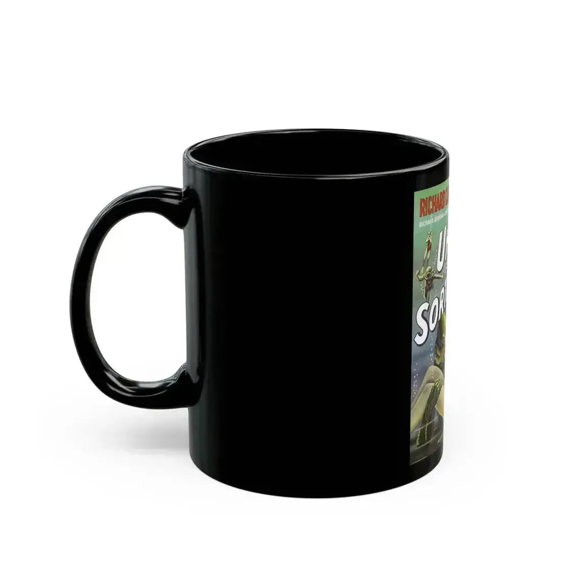 CREATURE FROM THE BLACK LAGOON (SWEDISH) 1954 Movie Poster - Black Coffee Mug - Go Mug Yourself