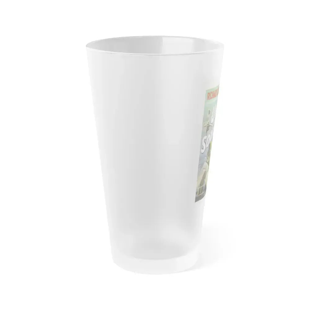 CREATURE FROM THE BLACK LAGOON (SWEDISH) 1954 Movie Poster - Frosted Pint Glass 16oz - Go Mug Yourself