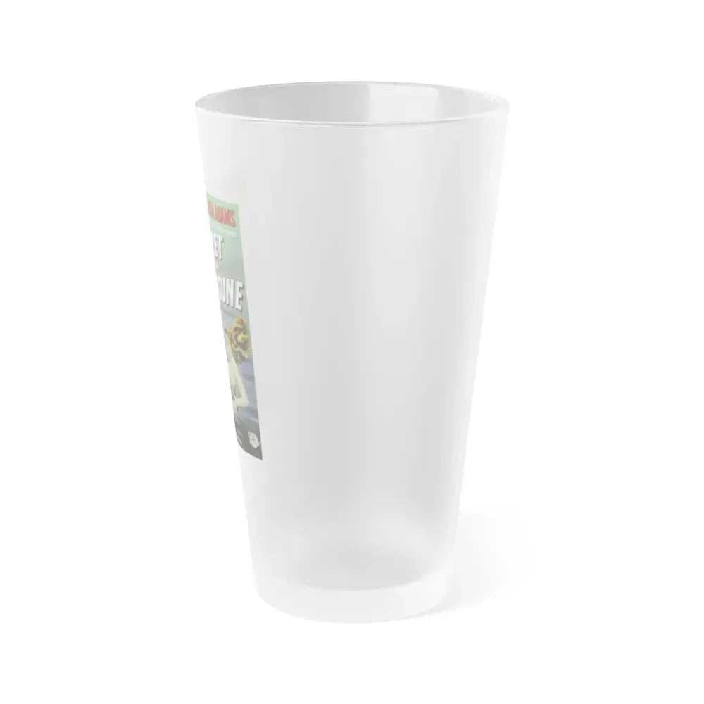 CREATURE FROM THE BLACK LAGOON (SWEDISH) 1954 Movie Poster - Frosted Pint Glass 16oz - Go Mug Yourself