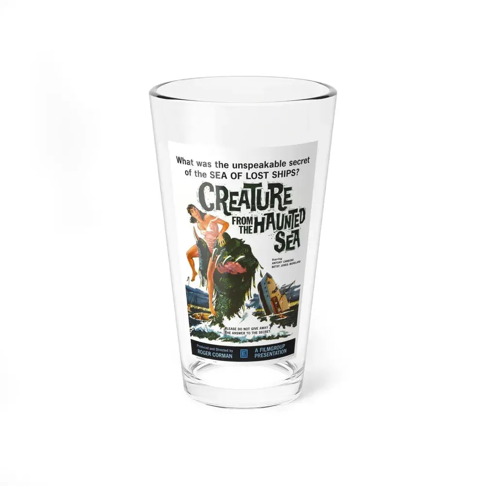 CREATURE FROM THE HAUNTED SEA 1961 Movie Poster - Pint Glass 16oz 16oz - Go Mug Yourself