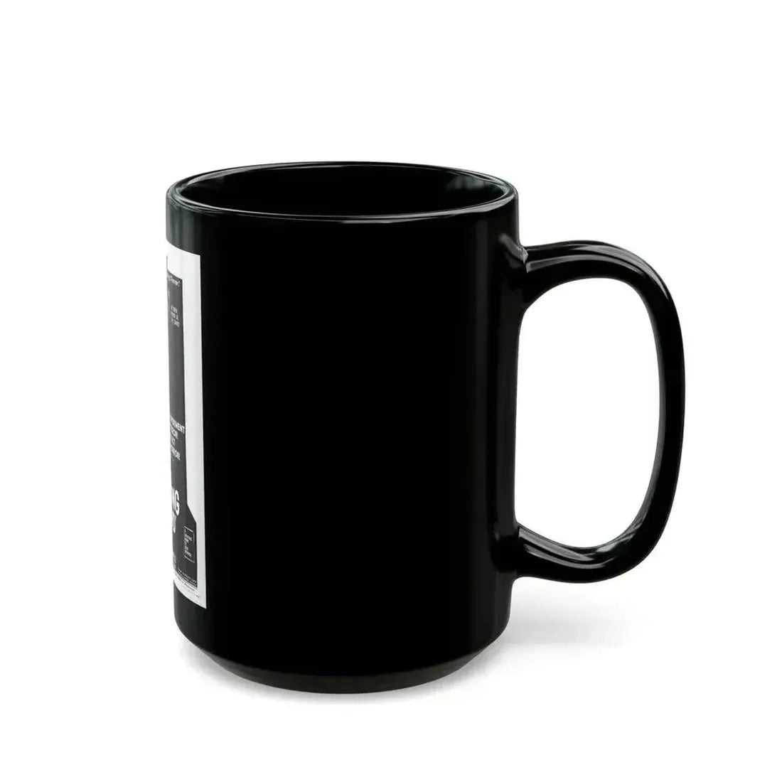 CREATURE OF THE WALKING DEAD 1965 Movie Poster - Black Coffee Mug - Go Mug Yourself