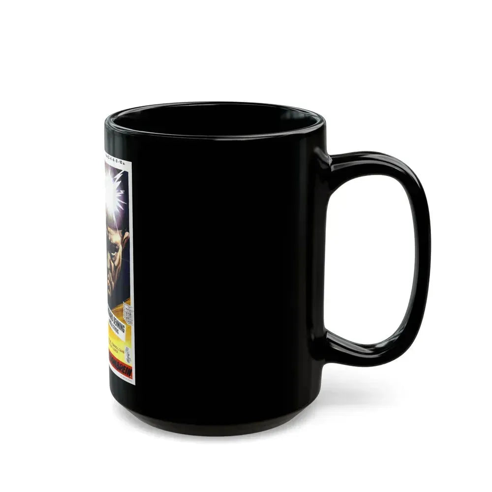 CREATURE WITH THE ATOM BRAIN (BELGIAN) 1955 Movie Poster - Black Coffee Mug - Go Mug Yourself