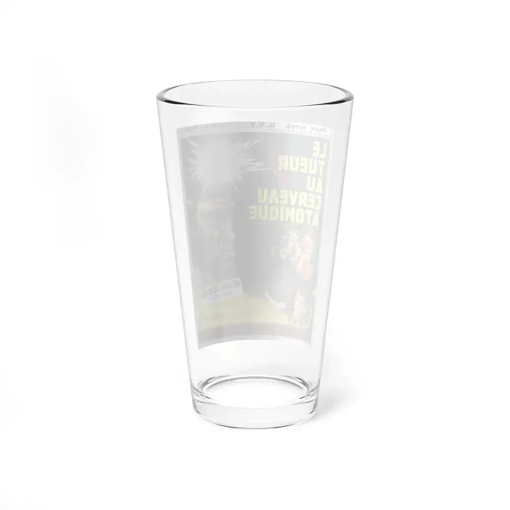 CREATURE WITH THE ATOM BRAIN (BELGIAN) 1955 Movie Poster - Pint Glass 16oz - Go Mug Yourself