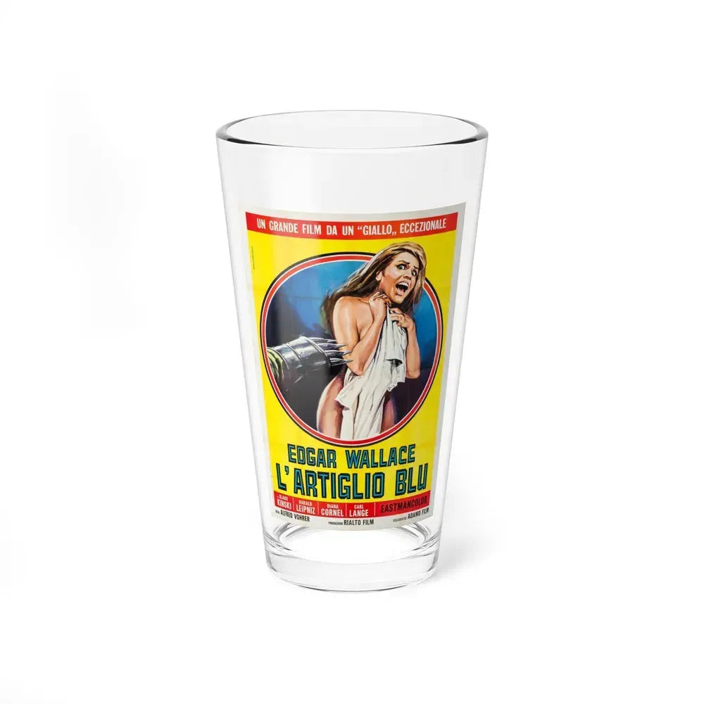 CREATURE WITH THE BLUE HAND (ITALIAN) 1967 Movie Poster - Pint Glass 16oz 16oz - Go Mug Yourself