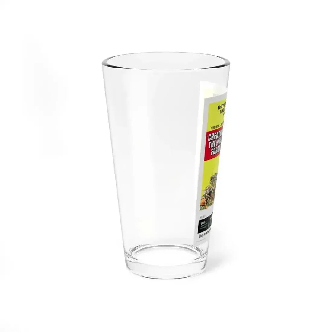 CREATURES THE WORLD FORGOT 1971 Movie Poster - Pint Glass 16oz - Go Mug Yourself