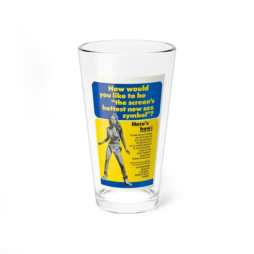 CREATURES THE WORLD FORGOT (TEASER) 1971 Movie Poster - Pint Glass 16oz 16oz - Go Mug Yourself