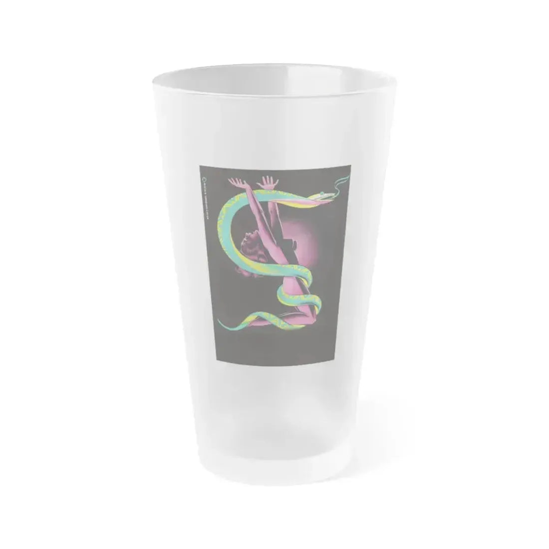 CREEPING POISON 1946 Movie Poster - Frosted Pint Glass 16oz 16oz Frosted - Go Mug Yourself