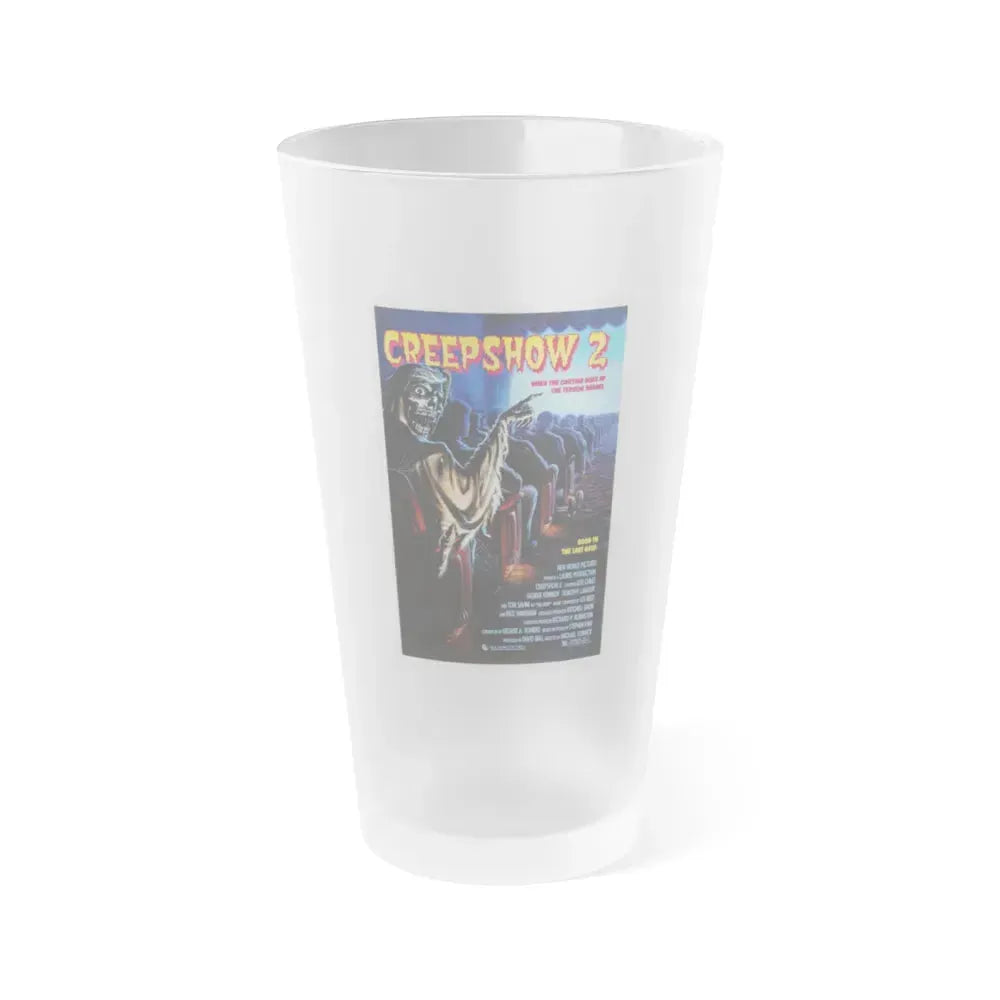 CREEPSHOW 2 1987 Movie Poster - Frosted Pint Glass 16oz 16oz Frosted - Go Mug Yourself