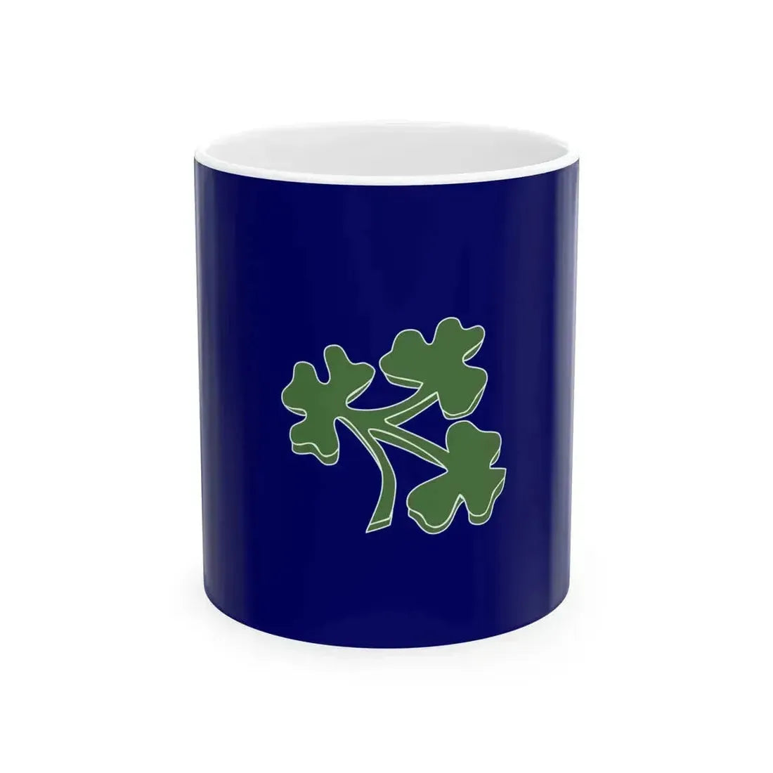 Cricket Ireland flag (Ireland) White Coffee Mug 11oz - Go Mug Yourself