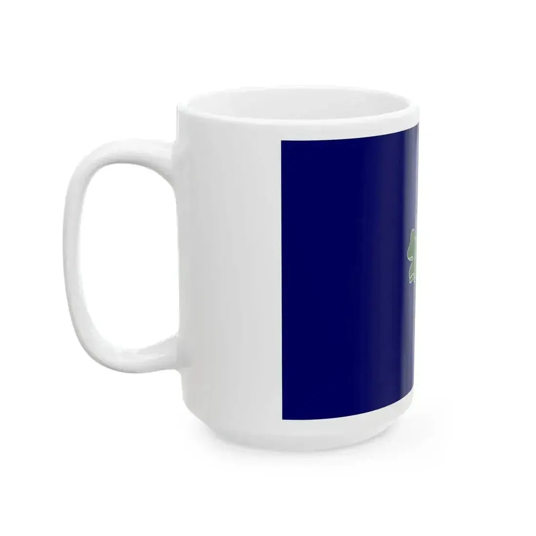 Cricket Ireland flag (Ireland) White Coffee Mug - Go Mug Yourself