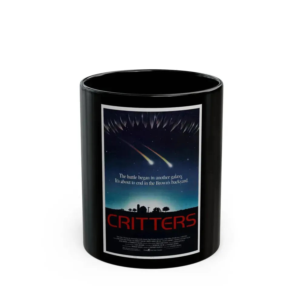 CRITTERS (2) 1986 Movie Poster - Black Coffee Mug 11oz - Go Mug Yourself