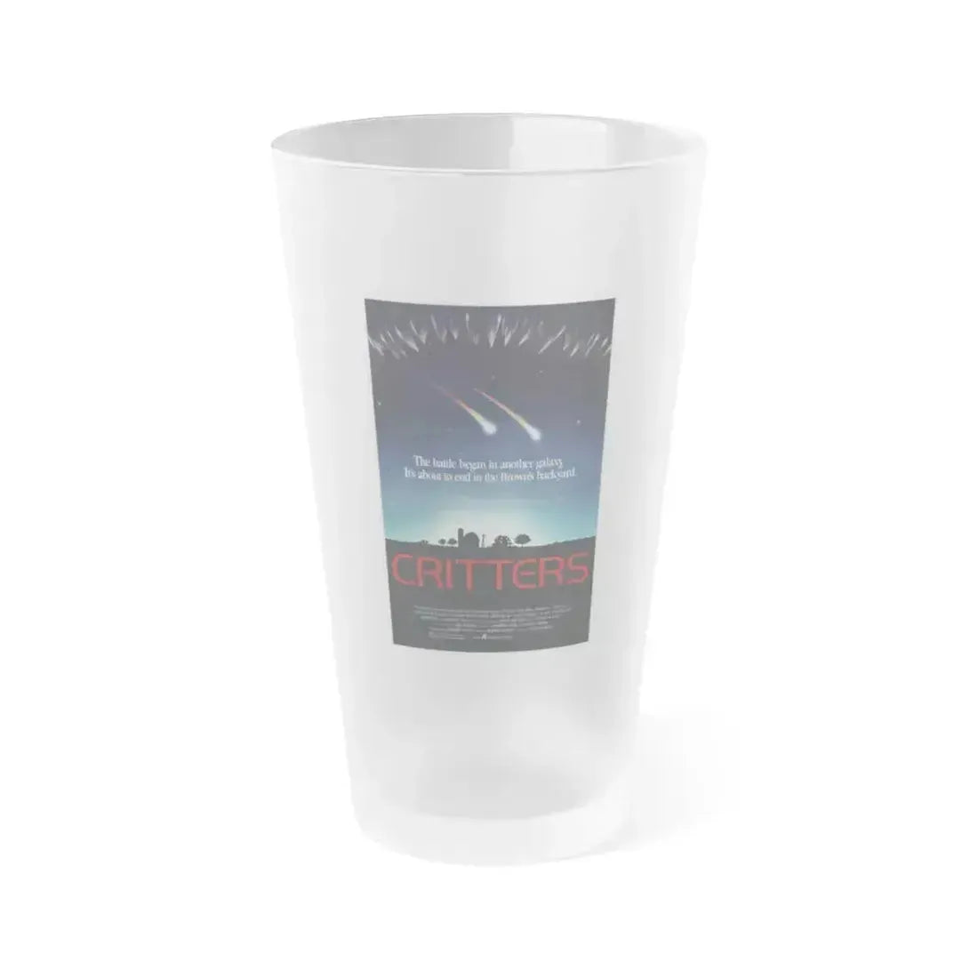 CRITTERS (2) 1986 Movie Poster - Frosted Pint Glass 16oz 16oz Frosted - Go Mug Yourself