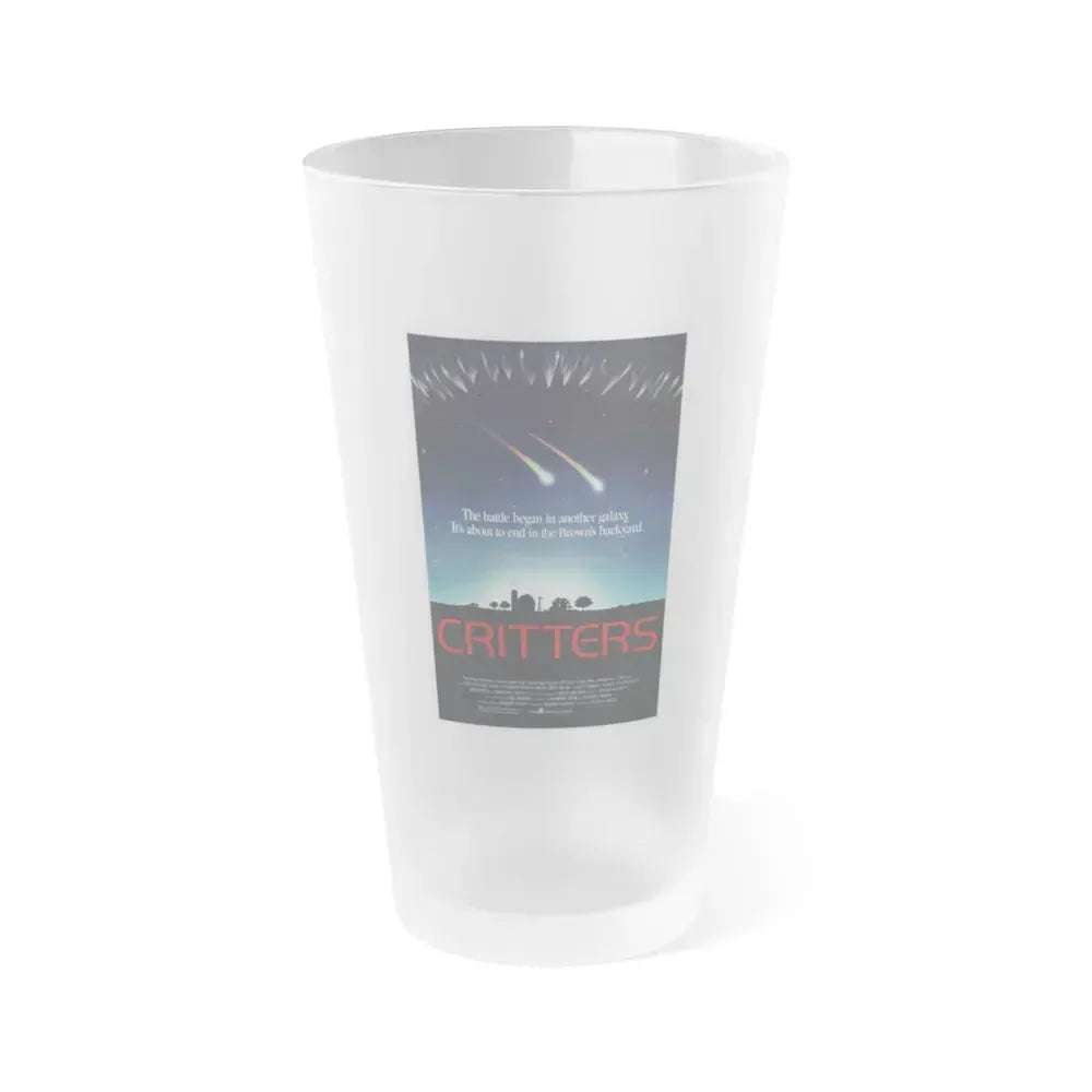 CRITTERS (2) 1986 Movie Poster - Frosted Pint Glass 16oz 16oz Frosted - Go Mug Yourself