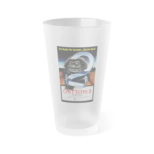 CRITTERS 2 THE MAIN COURSE 1988 Movie Poster - Frosted Pint Glass 16oz Default Title - Go Mug Yourself