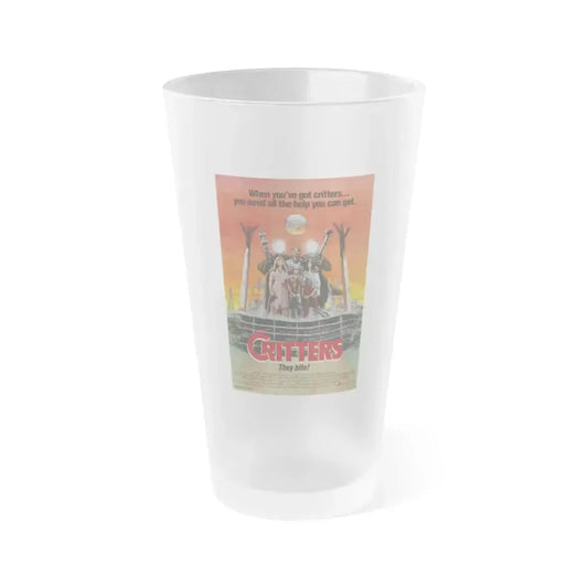 CRITTERS (3) 1986 Movie Poster - Frosted Pint Glass 16oz 16oz Frosted - Go Mug Yourself