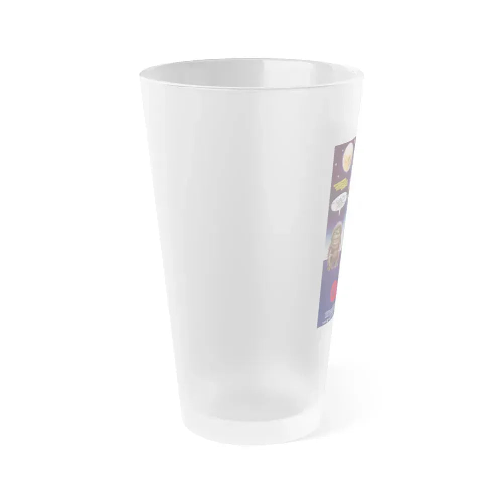 CRITTERS (SPANISH) 1986 Movie Poster - Frosted Pint Glass 16oz - Go Mug Yourself