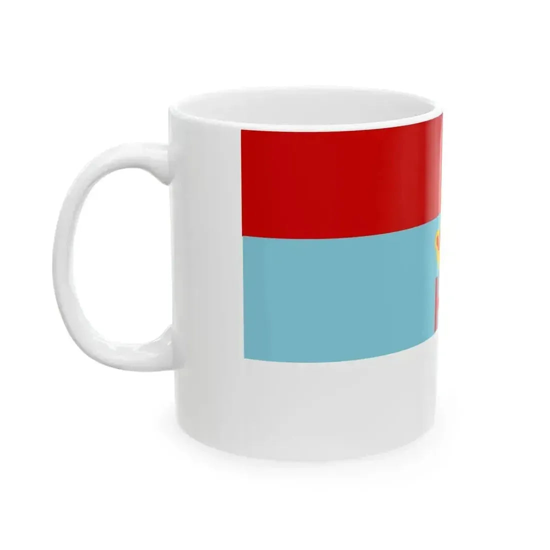 Crnogorska kraljevska zastava standarta (Montenegro) White Coffee Mug - Go Mug Yourself