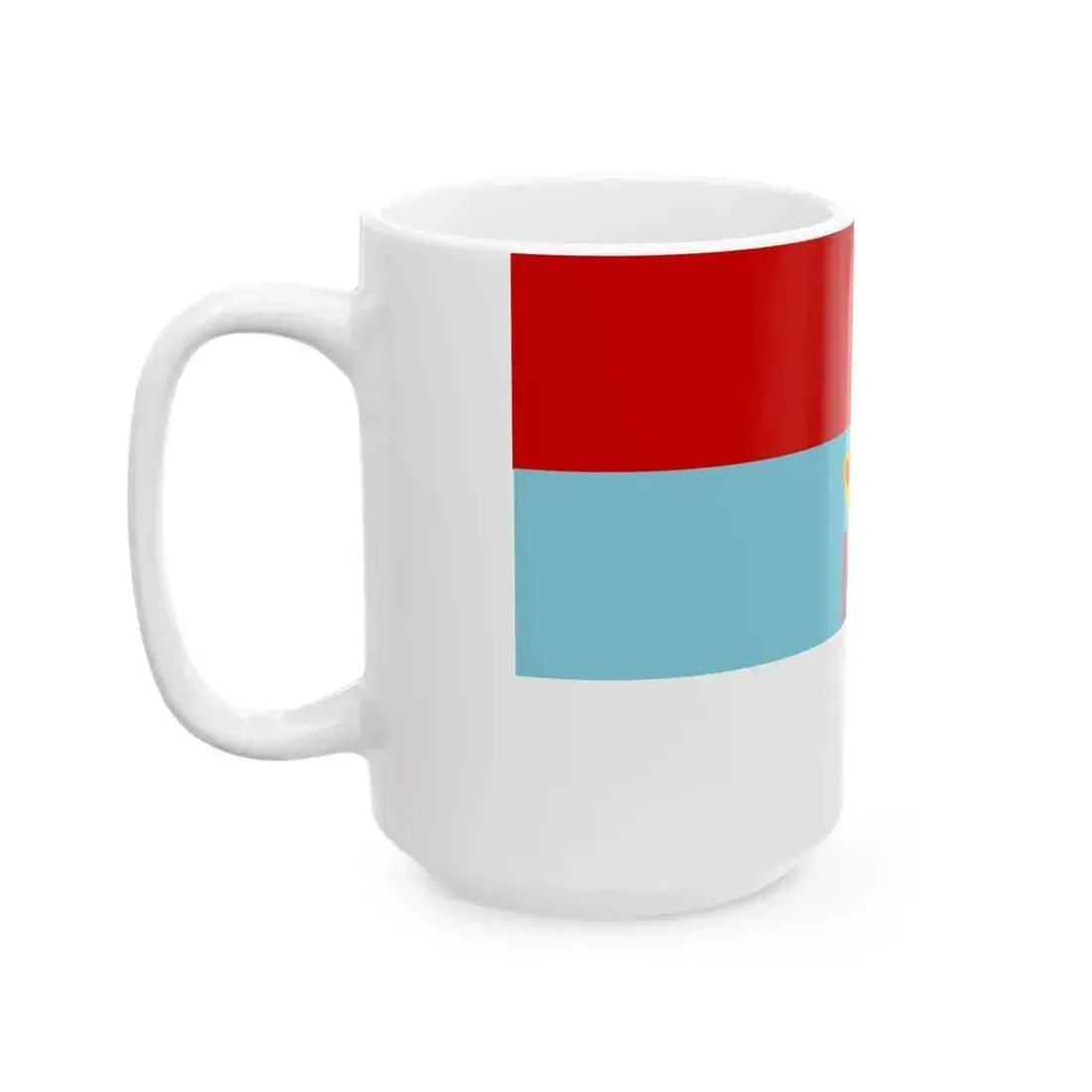 Crnogorska kraljevska zastava standarta (Montenegro) White Coffee Mug - Go Mug Yourself