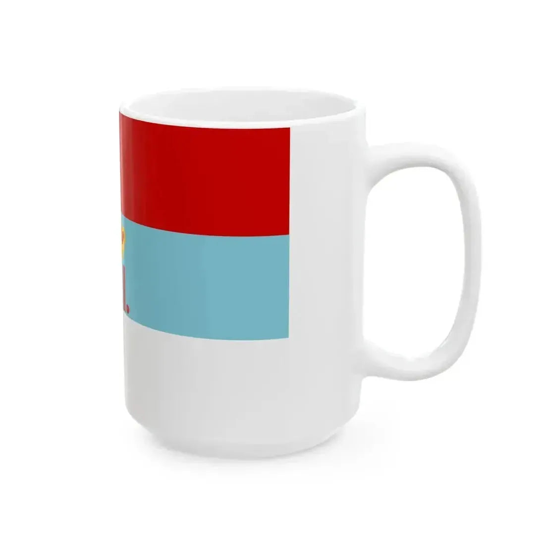 Crnogorska kraljevska zastava standarta (Montenegro) White Coffee Mug - Go Mug Yourself