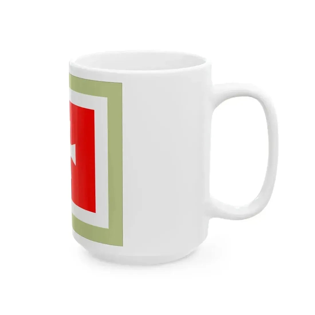 Crnogorska stotinaska zastava iz vremena knjaza Danila (Montenegro) White Coffee Mug - Go Mug Yourself