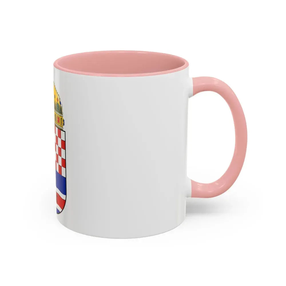 Croatia Country History (with crown) (1868-1918) - Accent Coffee Mug - Go Mug Yourself