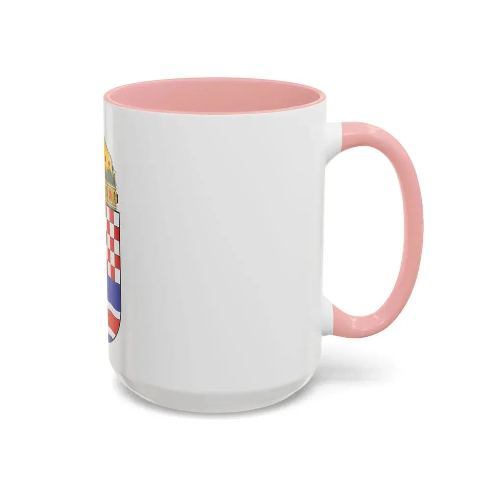 Croatia Country History (with crown) (1868-1918) - Accent Coffee Mug - Go Mug Yourself