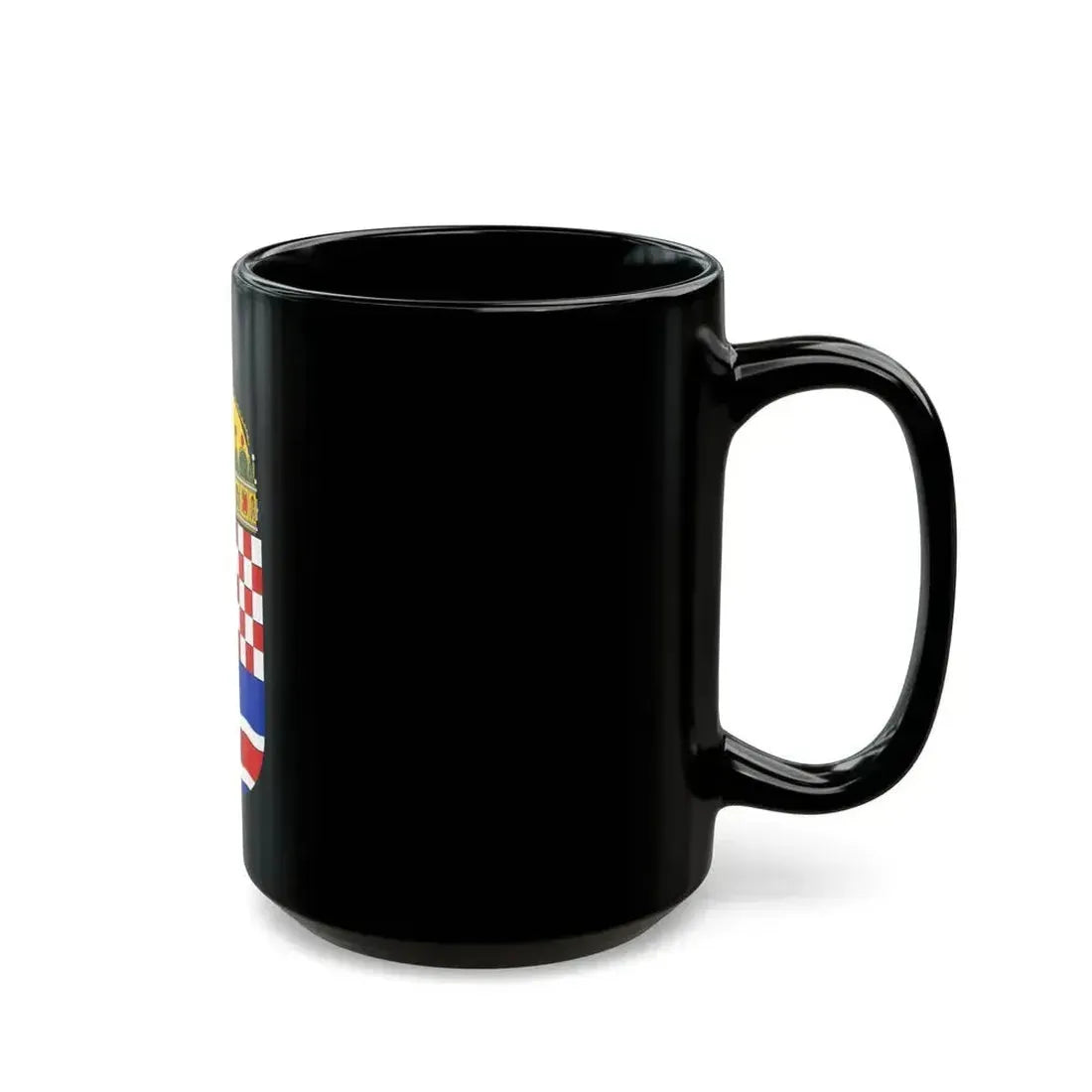 Croatia Country History (with crown) (1868-1918) - Black Coffee Mug - Go Mug Yourself