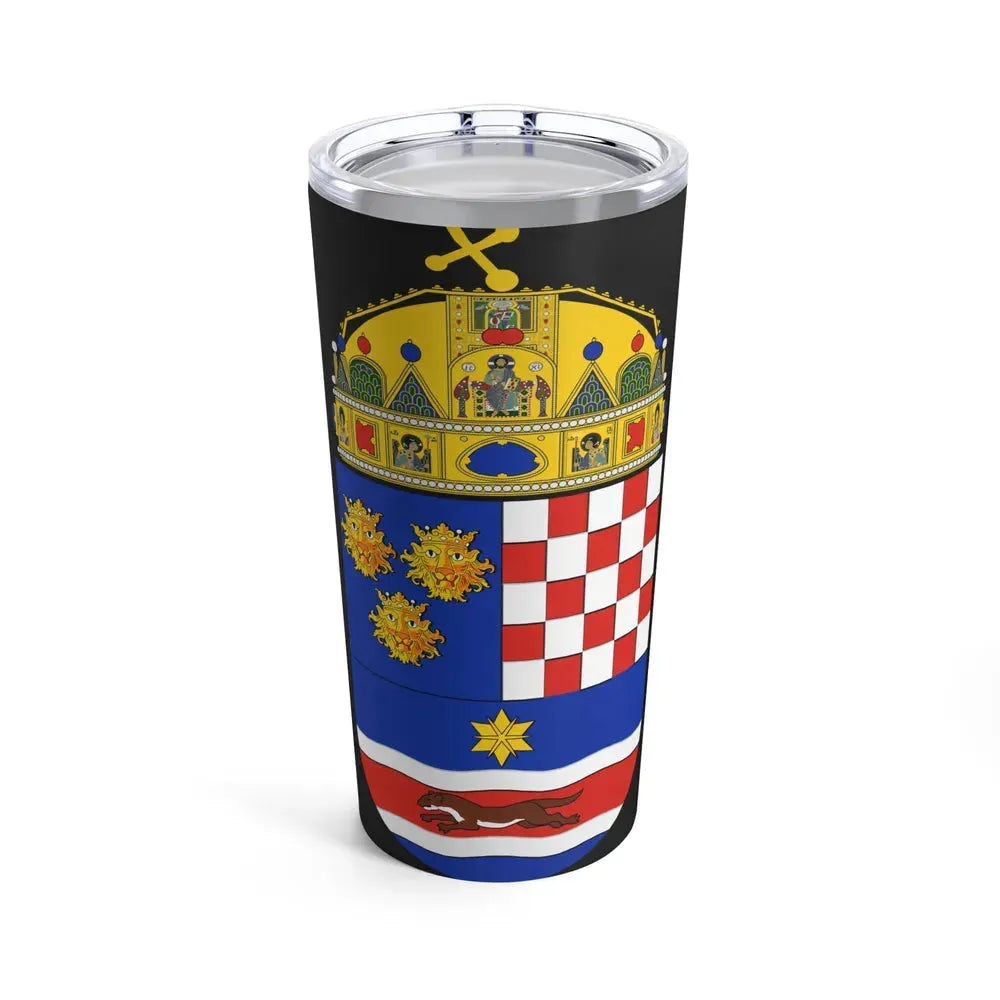 Croatia Country History (with crown) (1868-1918) - Tumbler 20oz 20oz - Go Mug Yourself