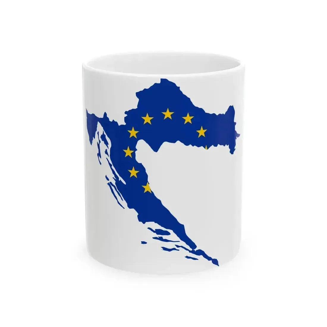 Croatia EU (Croatia) White Coffee Mug 11oz - Go Mug Yourself