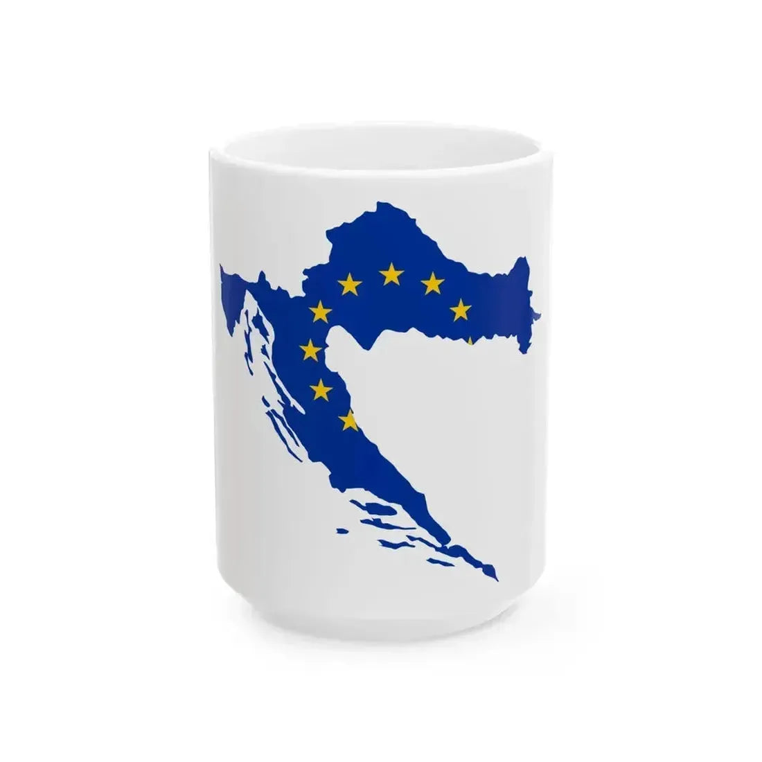 Croatia EU (Croatia) White Coffee Mug 15oz - Go Mug Yourself