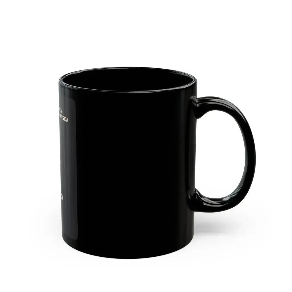 Croatia Passport - Black Coffee Mug - Go Mug Yourself