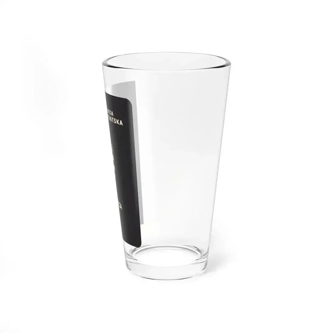 Croatia Passport - Pint Glass 16oz - Go Mug Yourself