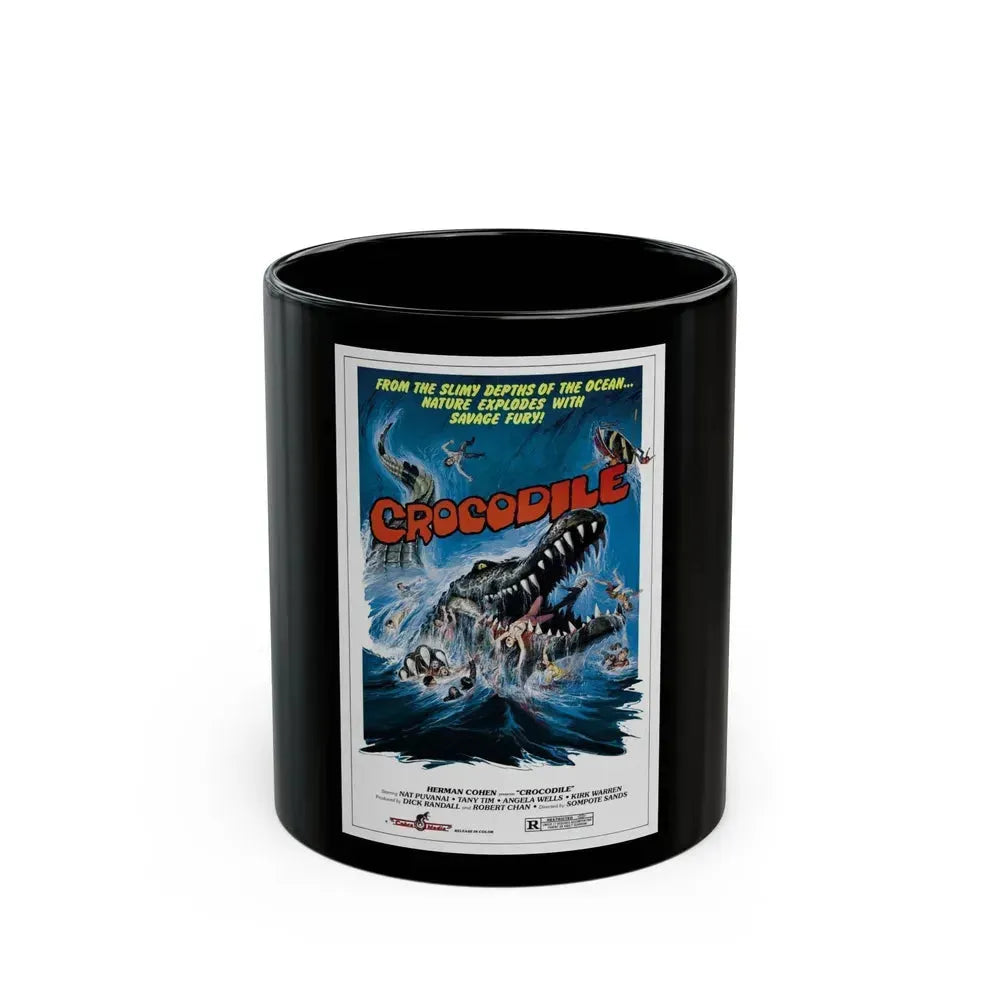 CROCODILE (CHORAKHE) 1979 Movie Poster - Black Coffee Mug 11oz - Go Mug Yourself