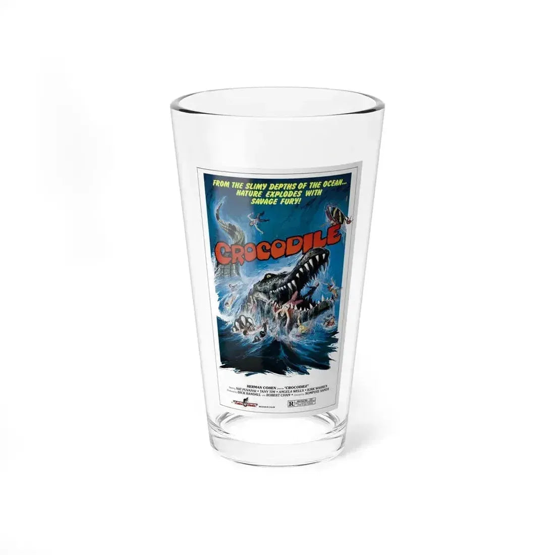 CROCODILE (CHORAKHE) 1979 Movie Poster - Pint Glass 16oz 16oz - Go Mug Yourself