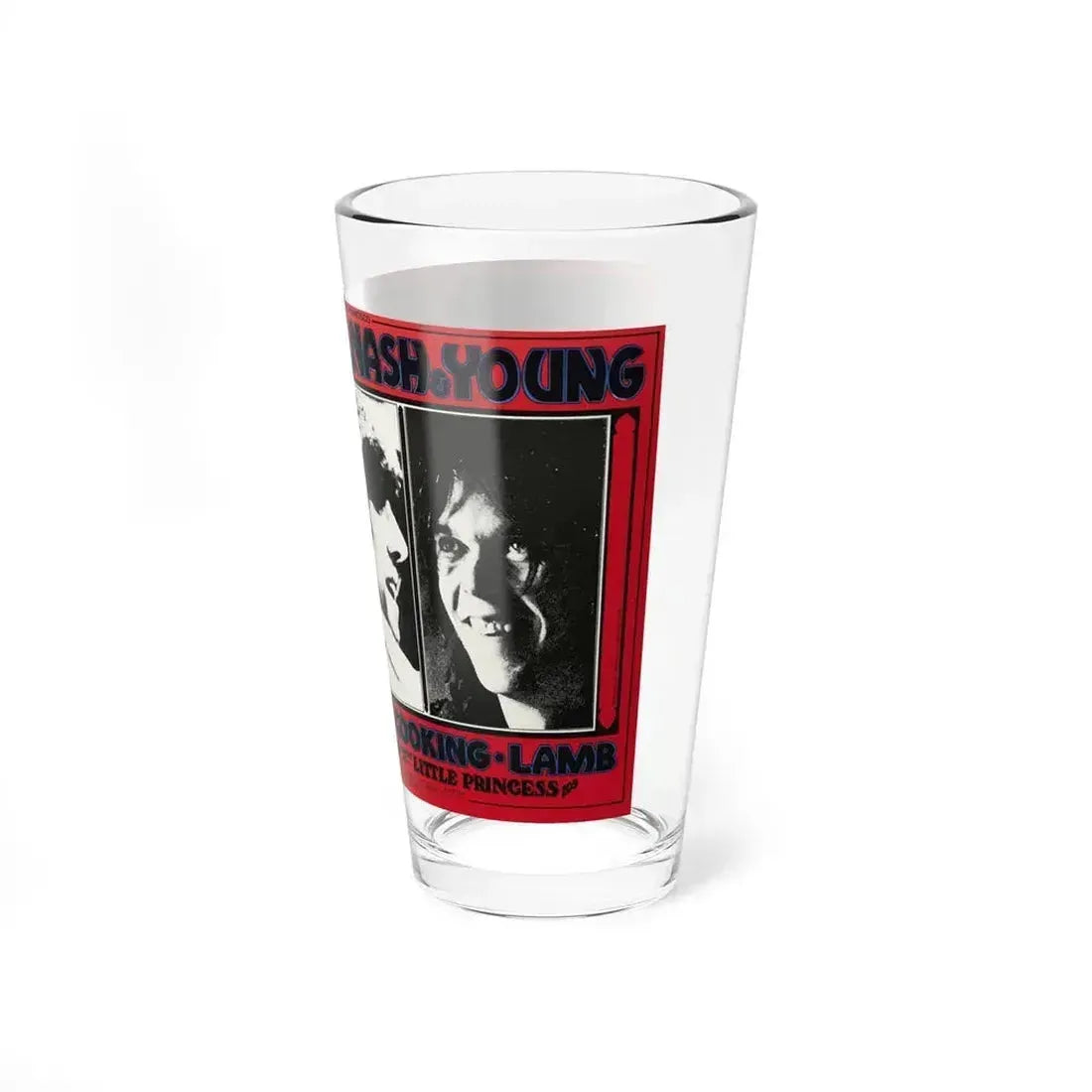 Crosby, Stills, Nash, and Young 1969 (Music Poster) Pint Glass 16oz - Go Mug Yourself