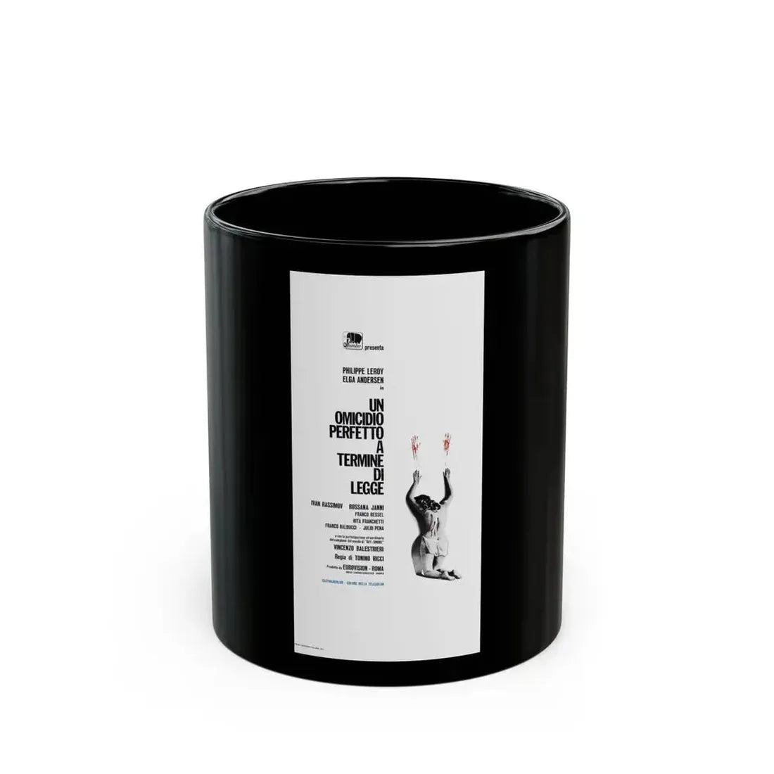 CROSS CURRENT 1971 Movie Poster - Black Coffee Mug 11oz - Go Mug Yourself