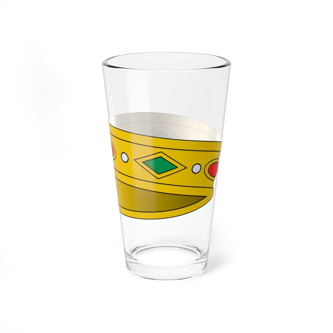 Crown of Italian patrician (Italy) (Coat of Arms) Pint Glass 16oz - Go Mug Yourself