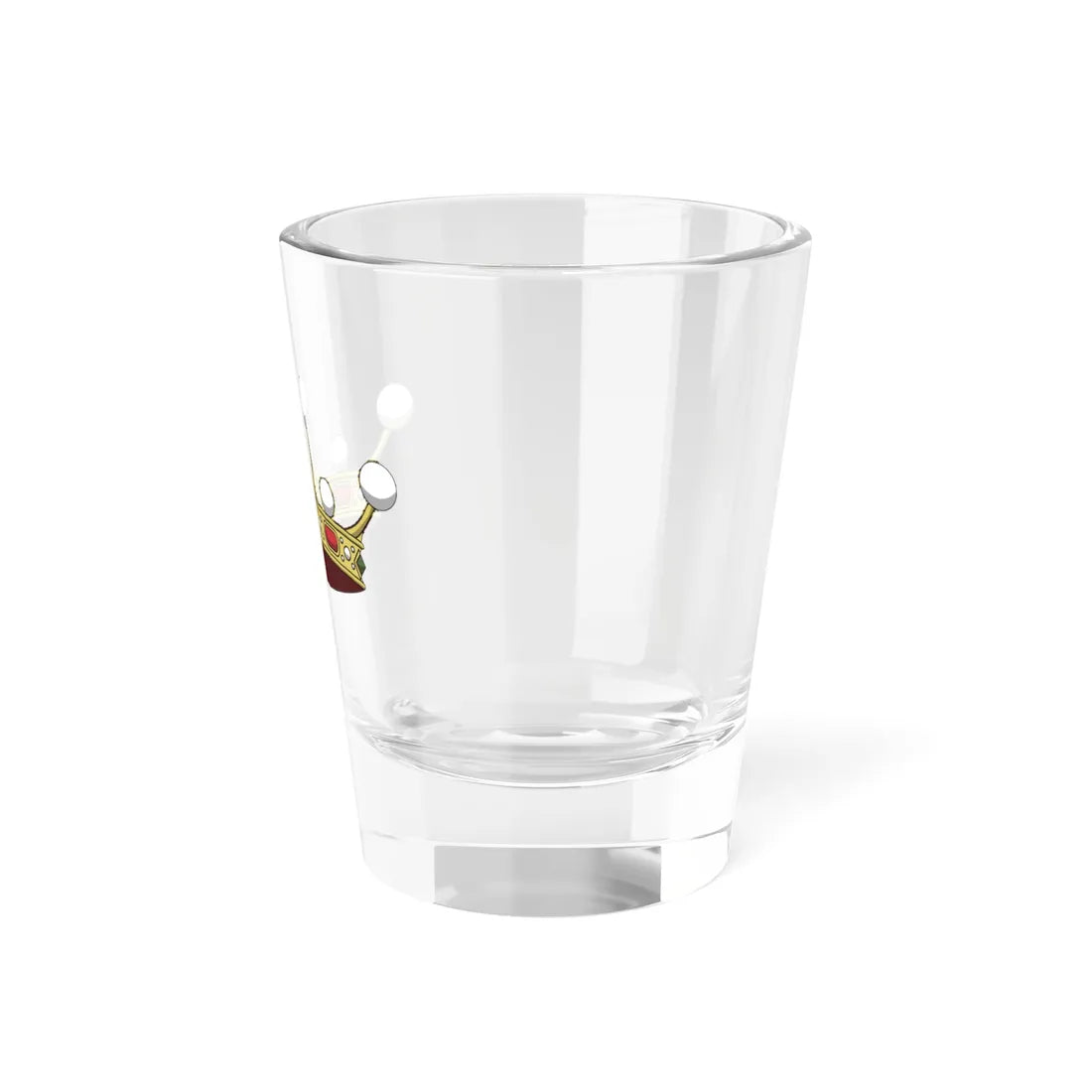 Crown of italian viscount corona normale (Italy) (Coat of Arms) Shot Glass 1.5oz - Go Mug Yourself