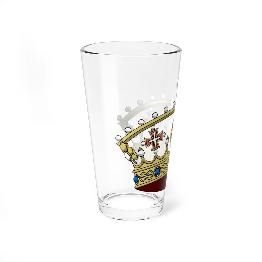 Crown of the royal princes of Italy 1890 (Italy) (Coat of Arms) Pint Glass 16oz - Go Mug Yourself
