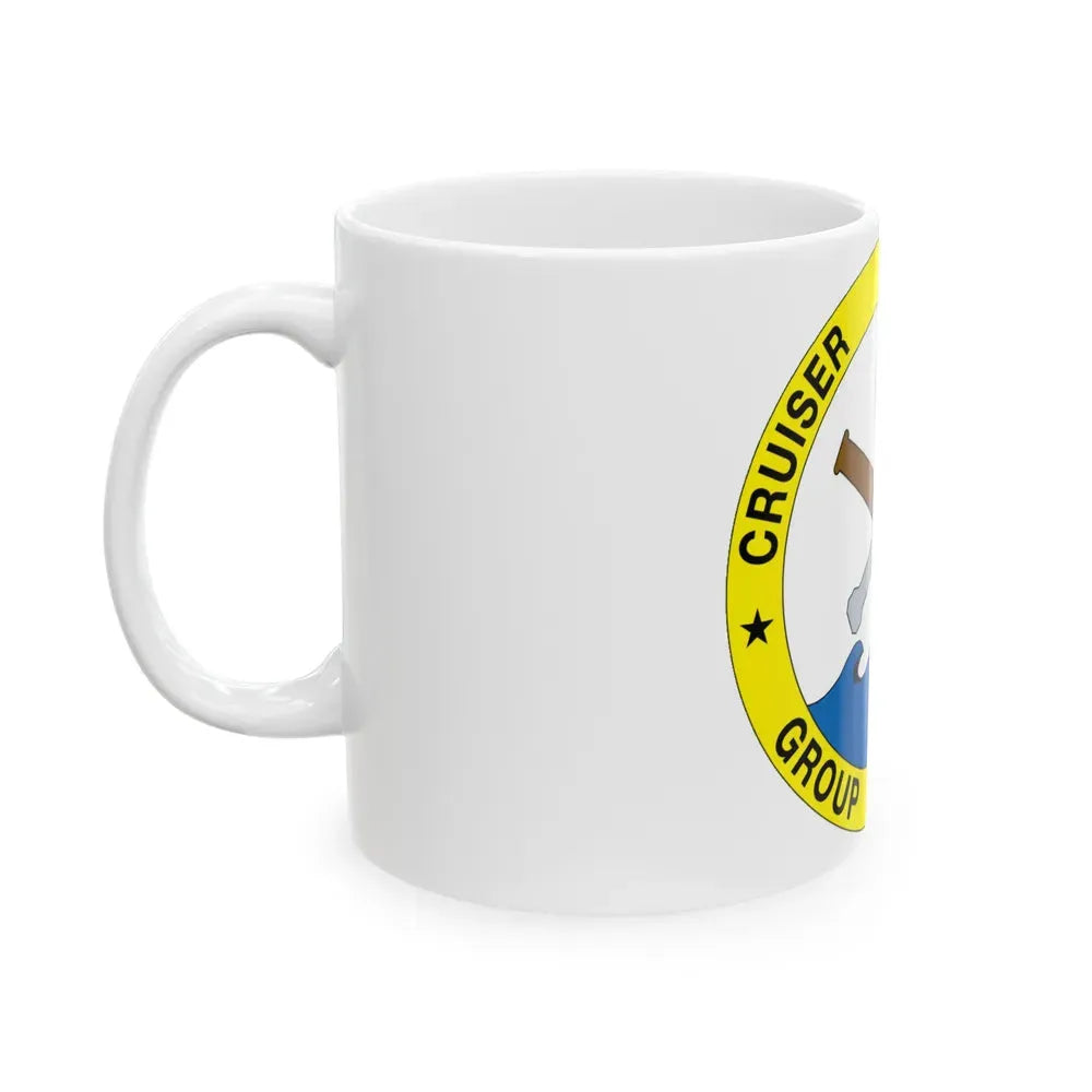 Cruise Destroyer Group Three (U.S. Navy) White Coffee Mug - Go Mug Yourself